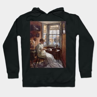 Stanhope Forbes: the harbour window Hoodie